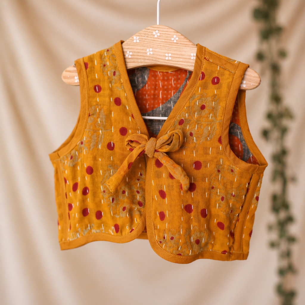 Kantha Reversible Vest