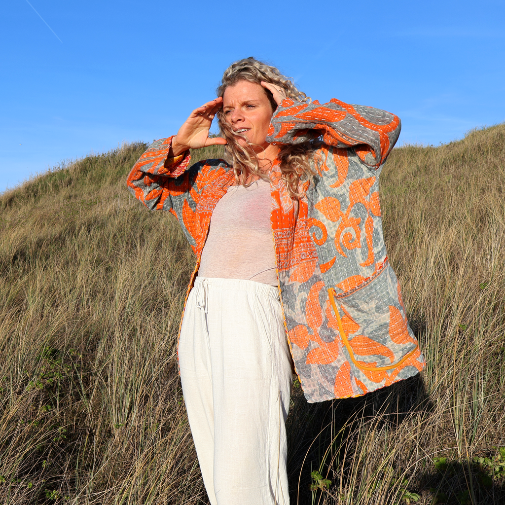 Reversible Kantha Jacket
