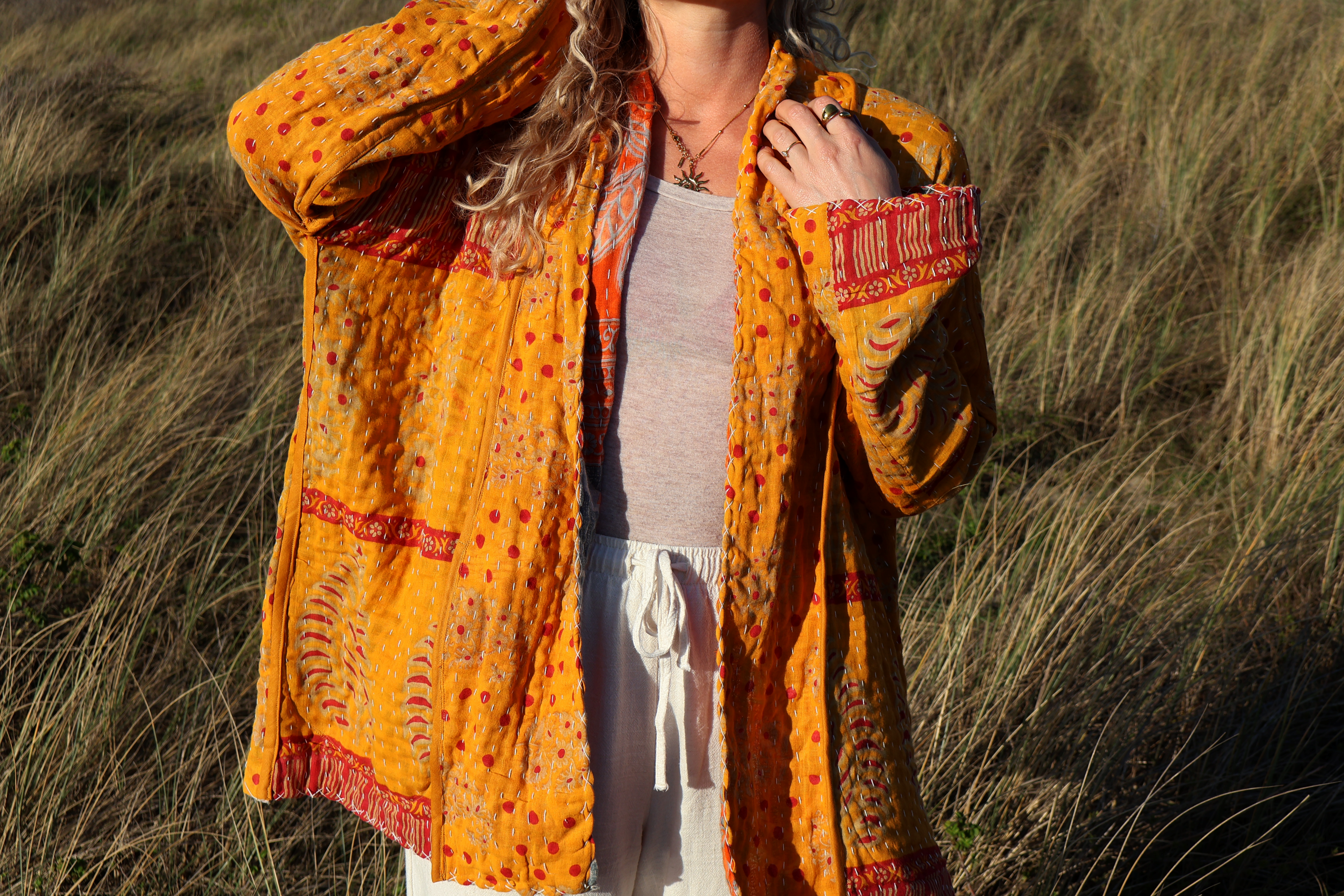 Reversible Kantha Jacket