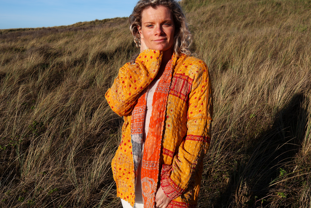 Reversible Kantha Jacket