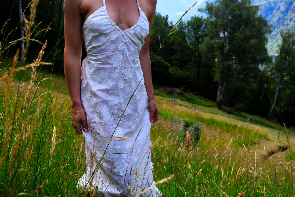 Solstice Maxi Dress – Boho Open Back