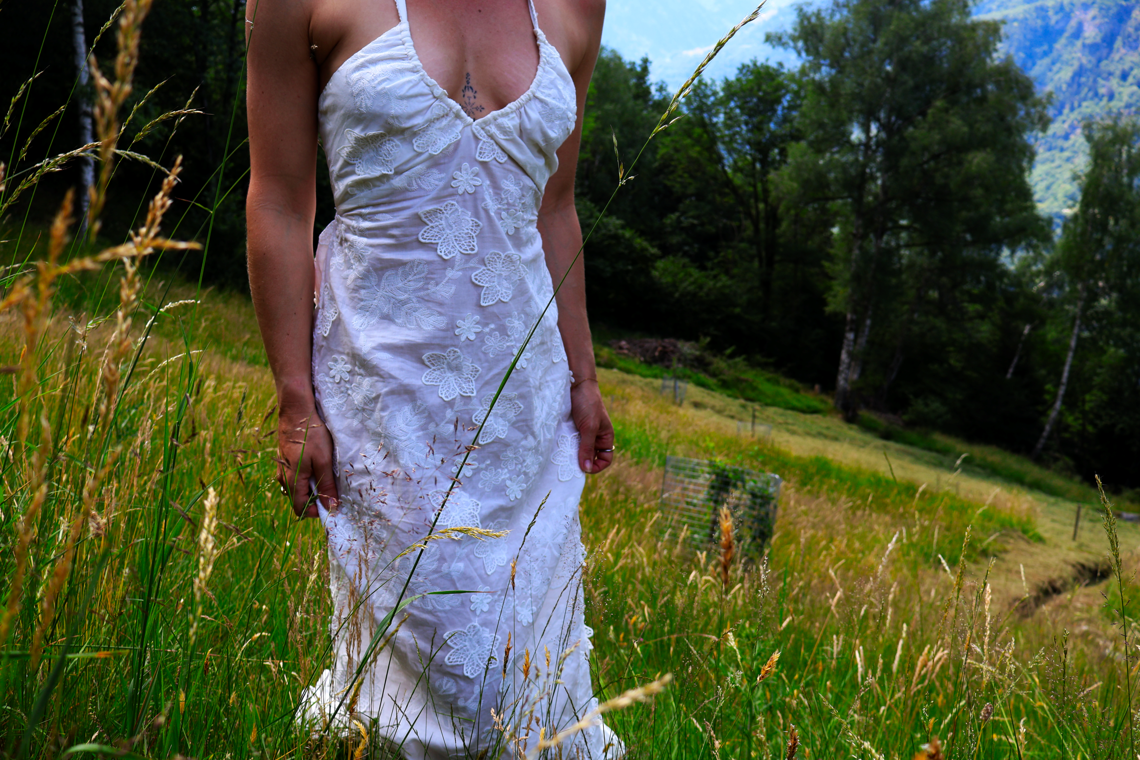 Solstice Maxi Dress – Boho Open Back